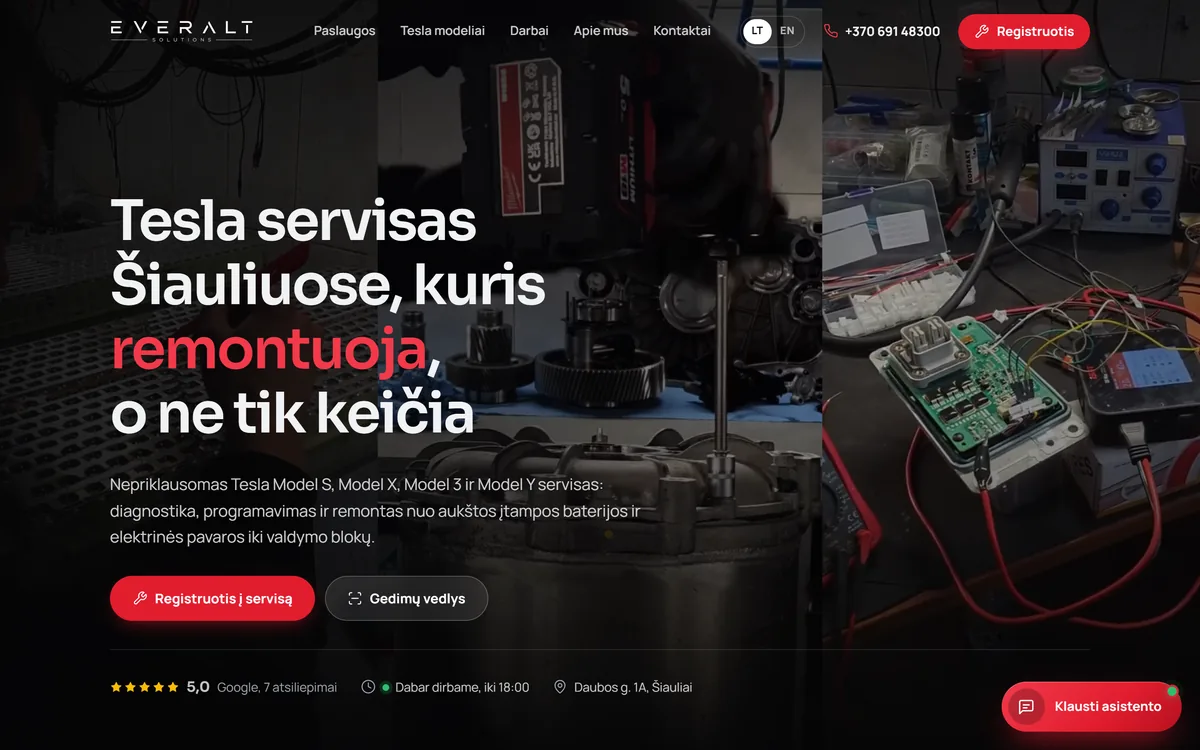 Everaltsolutions.com kompiuterio versija